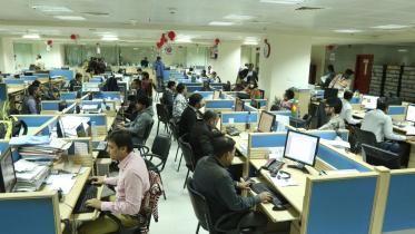 The Daily Star's present newsroom