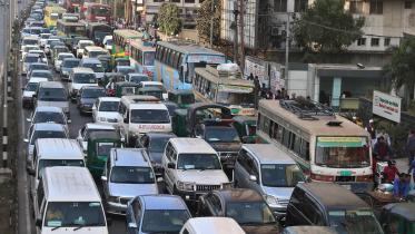 Traffic in Dhaka