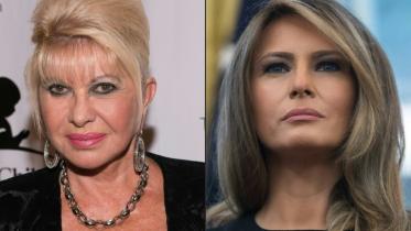 Donald Trump wife Ivana Trump vs Melania Trump.jpg