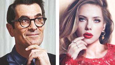 Ty Burrell and Scarlett Johansson