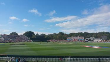 A panoramic view of the ground