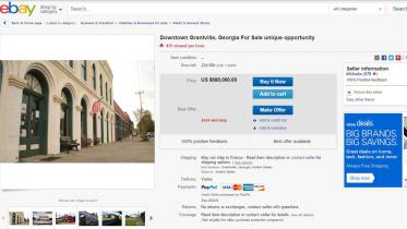 'Walking Dead' town up for sale