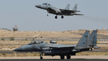 Saudi-led coalition launched air strikes