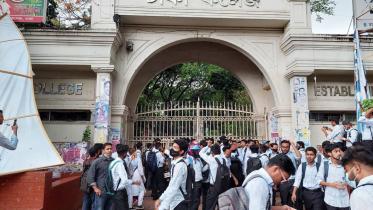 First meet our demands, then reopen New Market, say Dhaka College students