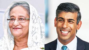 Sunak writes to Hasina, hopes for political amity