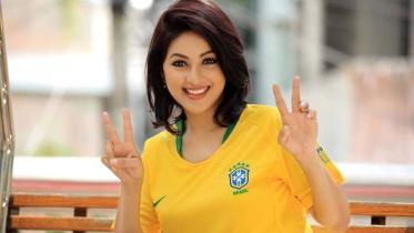 Monalisa will support Brazil for the World Cup