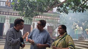 Afzal Hossain behind the scene film shooting
