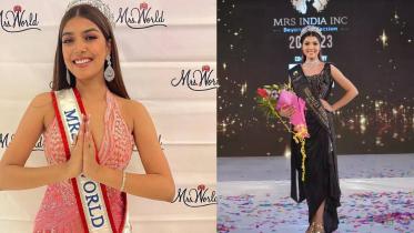 Sargam Kaushal won the crown of Mrs World 2022