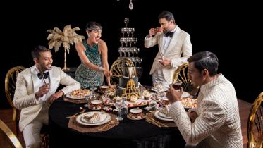 Welcoming the new year in the Gatsby style