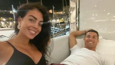 Cristiano Ronaldo and Georgina.