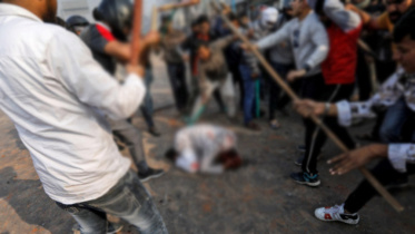 beat a Muslim man during a clash