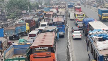 Traffic Jam on Dhaka-Chattogram highway