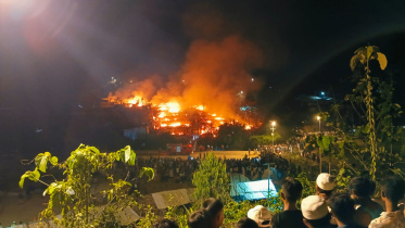 rohingya camp fire