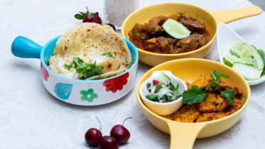 Beef curry and tortilla ruti on Eid ul Azha 