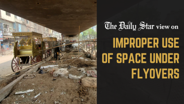 improper use of space under flyovers