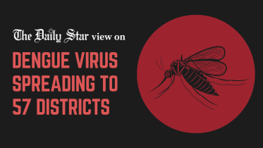dengue virus spreading to 57 districts