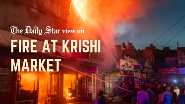 Fire at Krishi market