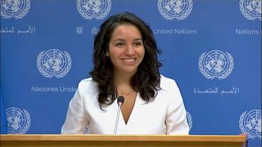 UN Secretary-General’s Associate Spokesperson Florencia Soto Niño