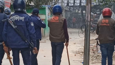 BNP men-police clash in cumilla