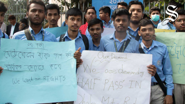 Students demand half fare for Dhaka metro rail
