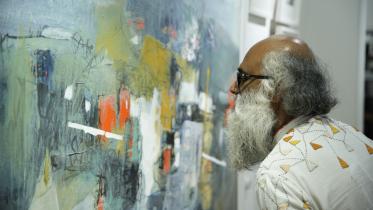 ‘Metropolitan Melodies’ presents emotive hues of blues and greys