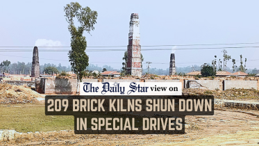 209 brick kilns shun down in special drives