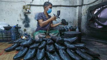 Bangladeshi local handmade shoes