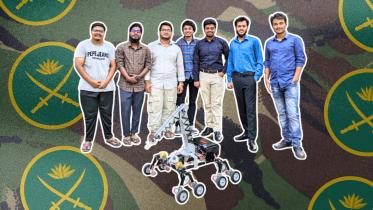 this robot can locate and retrieve bombs and traverse diverse terrains, including high and low roads, fields, and mud. 