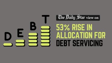 rise in allocation for Bangladesh's debt servicing