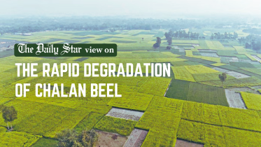 the rapid degradation of chalan beel