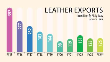 decline in Bangladesh's leather exports