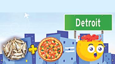 Bangladeshi Shutki Pizza in USA