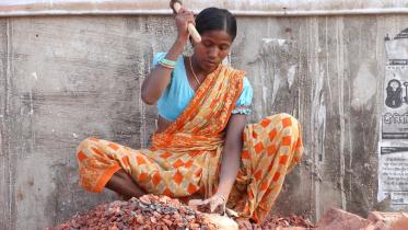 womeon workers in Bangladesh's construction sector