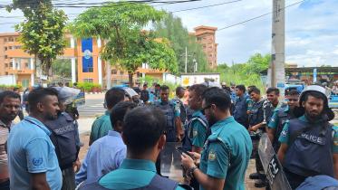 attack on quota reform protesters at Barishal University