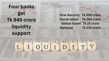 four banks get liquidity support