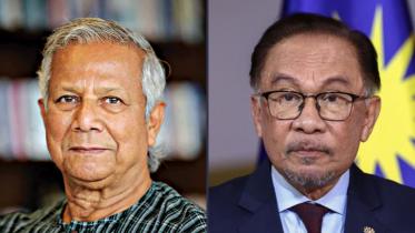 Prof Yunus bilateral talks with Malaysian PM