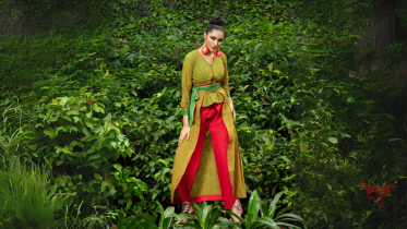 The checkered comeback: Gamchas go high fashion