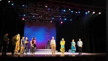 Shilpakala show halted as mob gathers at gate