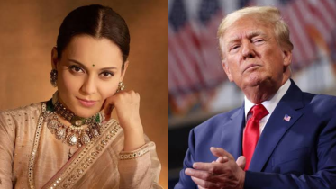Kangana and Donald Trump. png