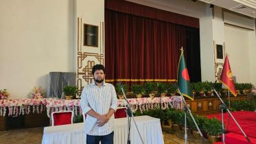 Bangabandhu photo removed from Darbar Hall