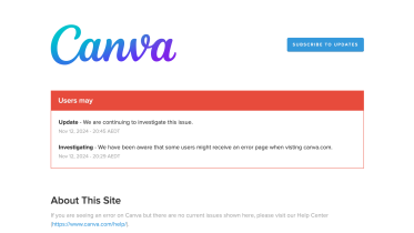 Canva user issue