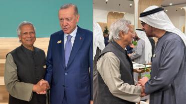 Yunus meets global leaders at COP29 summit