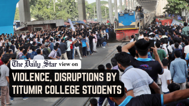 Protests by Titumir college students