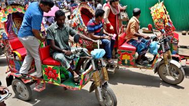 ban on battery-run rickshaws