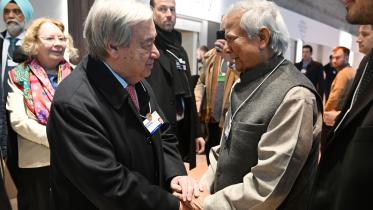 UN chief meets Prof Yunus