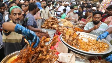 Chawkbazar iftar market during Ramadan