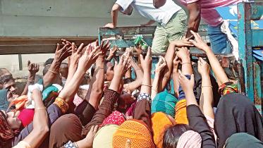 TCB truck long queues Dhaka