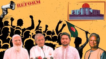 reforms vs elections debate in Bangladesh