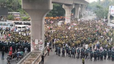 Nursing students protest Dhaka 2025