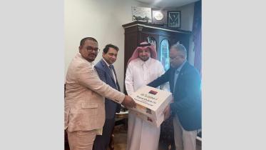 bnp gifts fruits to qatar emir